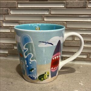 Starbucks 2010 Hawaii Surfboard Shark Beach Mug